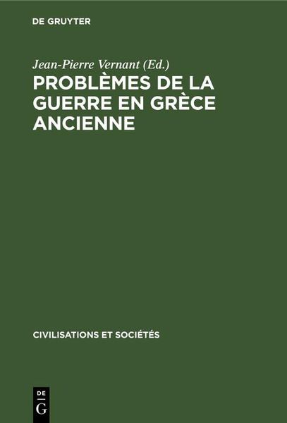Produktbild: Probl&egrave;mes de la guerre en Gr&egrave;ce ancienne