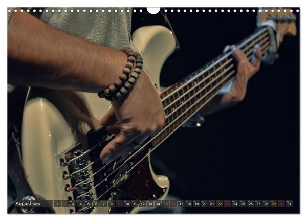 Produktbild: E-Gitarren - einfach cool (Wandkalender 2026 DIN A3 quer), CALVENDO Monatskalender