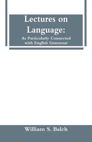 Produktbild: Lectures on Language
