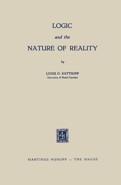 Produktbild: Logic and the Nature of Reality