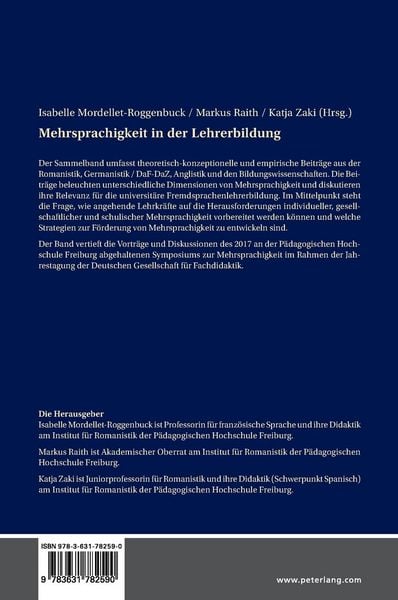 Produktbild: Mehrsprachigkeit in der Lehrerbildung