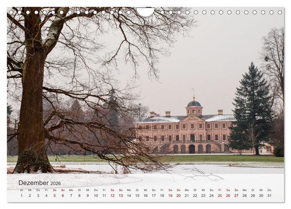 Produktbild: Schloss Favorite &ndash; Ein Park im Wandel der Jahreszeiten (Wandkalender 2026 DIN A4 quer), CALVENDO Monatskalender