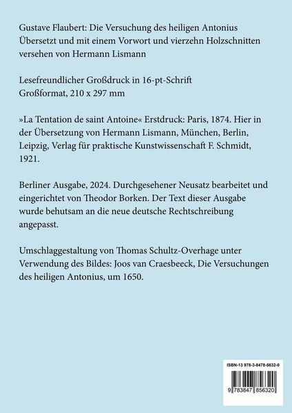 Die Versuchung des heiligen Antonius (Großdruck)