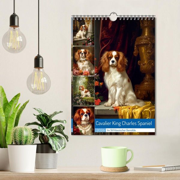 Produktbild: Cavalier King Charles Spaniel (Wandkalender 2026 DIN A4 hoch), CALVENDO Monatskalender