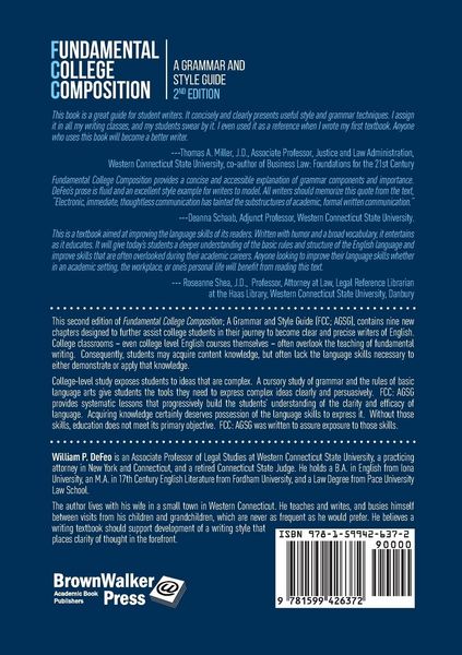 Produktbild: Fundamental College Composition