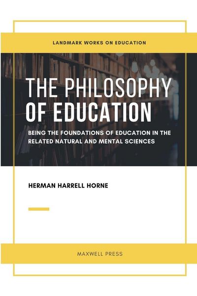 Produktbild: THE PHILOSOPHY OF EDUCATION