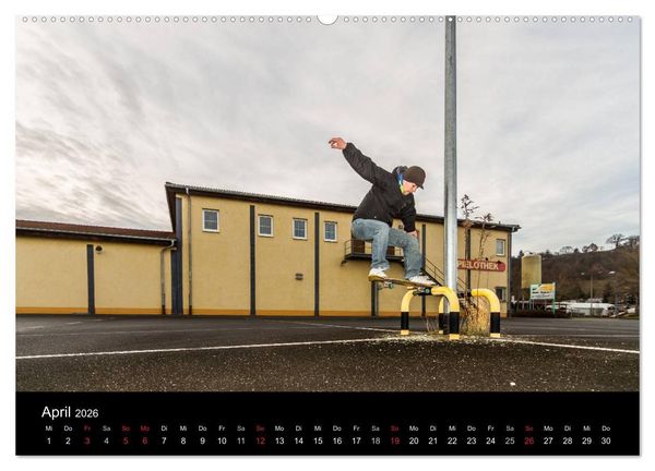 Produktbild: it's SKATEBOARDING (hochwertiger Premium Wandkalender 2026 DIN A2 quer), Kunstdruck in Hochglanz