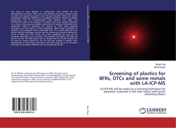 Produktbild: Screening of plastics for BFRs, OTCs and some metals with LA-ICP-MS