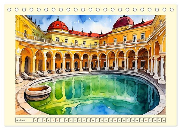 Produktbild: Reise durch Ungarn (Tischkalender 2026 DIN A5 quer), CALVENDO Monatskalender