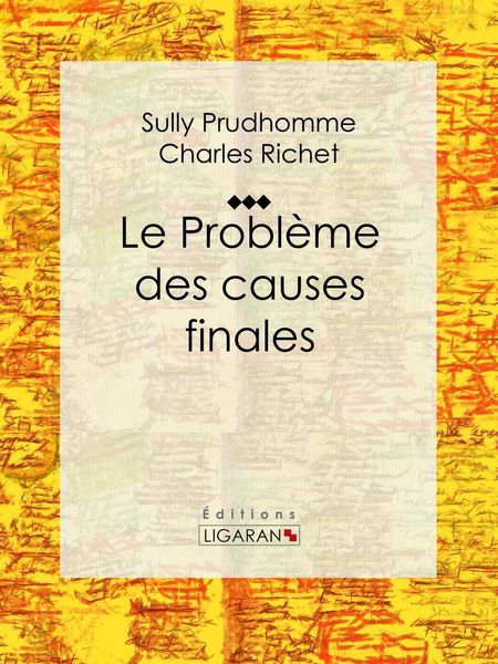 Produktbild: Le Probl&egrave;me des causes finales