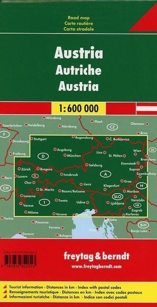 Österreich 1 : 600 000 Autokarte