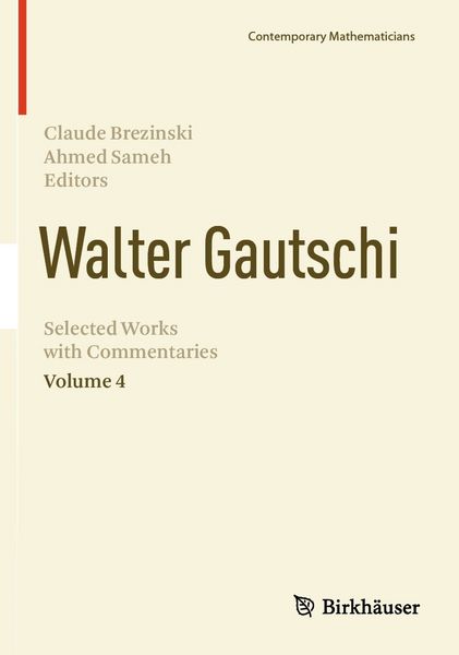 Produktbild: Walter Gautschi, Volume 4