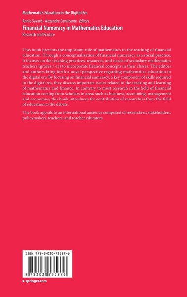 Produktbild: Financial Numeracy in Mathematics Education