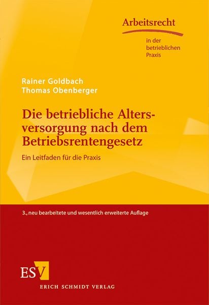 Produktbild: Die betriebliche Altersversorgung nach dem Betriebsrentengesetz