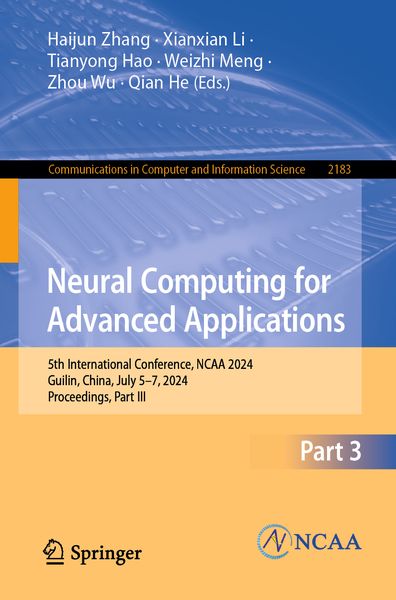 Produktbild: Neural Computing for Advanced Applications