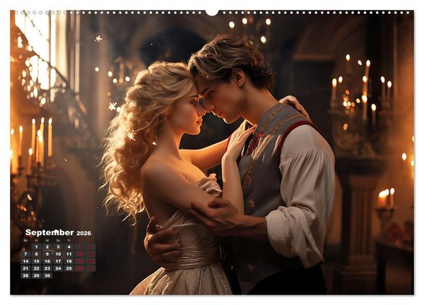 Produktbild: Verzaubert von Magie und Romantik (Wandkalender 2026 DIN A2 quer), CALVENDO Monatskalender