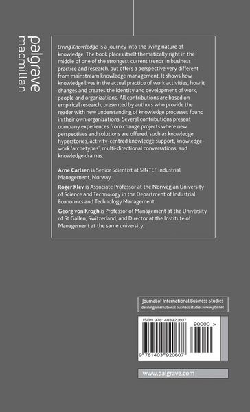 Produktbild: Living Knowledge
