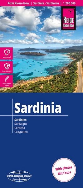 Produktbild: Reise Know-How Landkarte Sardinien / Sardinia (1:200.000)