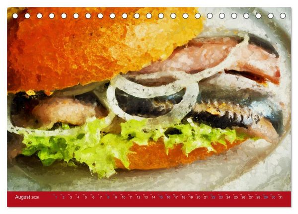 Produktbild: Meeresfr&uuml;chte - Gemalte Stillleben aus Poseidons Reich (Tischkalender 2026 DIN A5 quer), CALVENDO Monatskalender