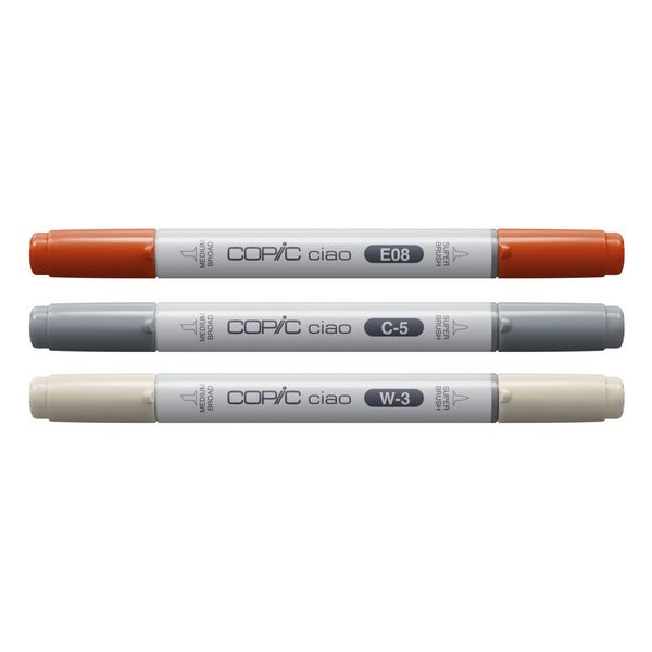 Produktbild: Copic Marker Set Ciao LAYER&MIX Architect Palette 3 St&uuml;ck Faltschachtel