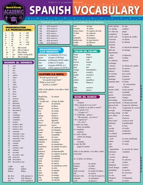 Produktbild: Spanish Vocabulary