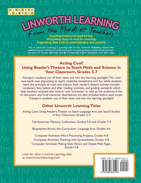 Produktbild: Acting Cool! Using Reader's Theatre to Teach Math and Science in Your Classroom