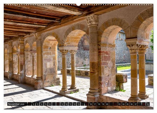 Produktbild: Conques ist eine wichtige Station am franz&ouml;sischen Jakobsweg (Wandkalender 2026 DIN A2 quer), CALVENDO Monatskalender
