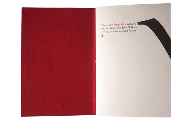 Produktbild: Thesen zur Typografie