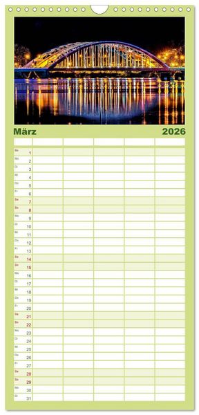 Produktbild: Familienplaner 2026 - S&uuml;dkorea - Hightech und viel Tradition mit 5 Spalten (Wandkalender, 21 x 45 cm) CALVENDO