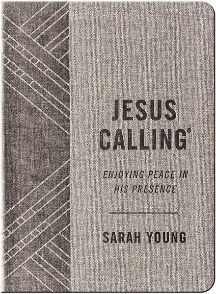 Produktbild: Jesus Calling, Textured Gray Leathersoft, with Full Scriptures
