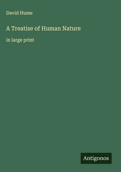 Produktbild: A Treatise of Human Nature