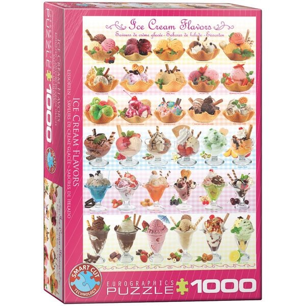 Produktbild: Puzzle 1000 Teile - Ice Cream Flavours