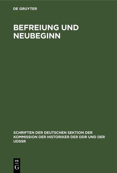 Produktbild: Befreiung und Neubeginn