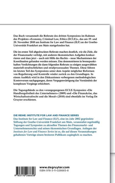 Produktbild: &Ouml;konomie versus Recht im Finanzmarkt?