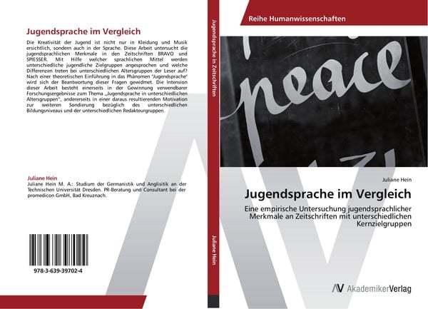 Produktbild: Jugendsprache im Vergleich