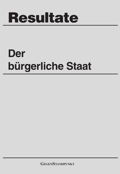Produktbild: Der b&uuml;rgerliche Staat