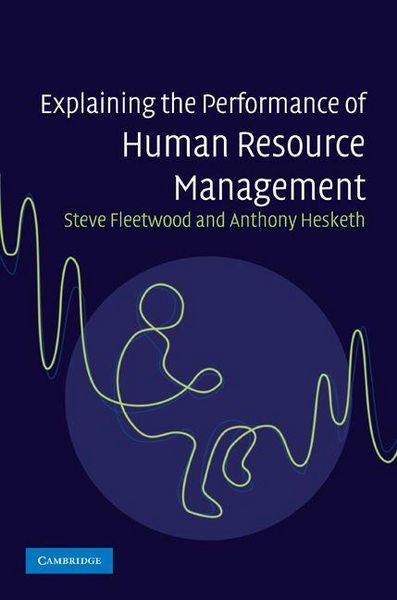 Produktbild: Explaining the Performance of Human Resource Management