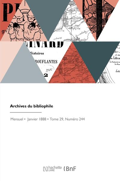 Produktbild: Archives du bibliophile