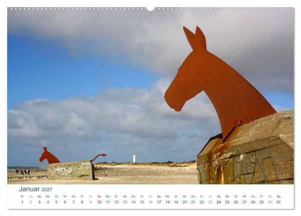 Produktbild: Bl&aring;vand 2027 (Blavand). Impressionen von D&auml;nemarks Nordseek&uuml;ste (Wandkalender 2027 DIN A2 quer), CALVENDO Monatskalender