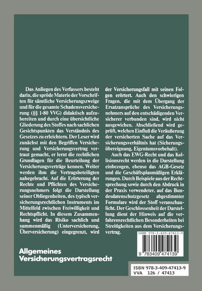 Produktbild: Schriftenreihe &bdquo;Die Versicherung&ldquo;