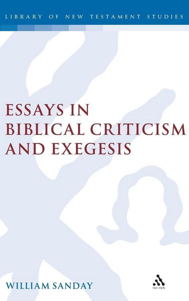 Produktbild: Essays in Biblical Criticism and Exegesis