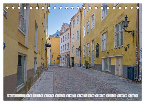 Produktbild: Nordischer Glanz &ndash; Tallinn - Riga - Vilnius (Tischkalender 2027 DIN A5 quer), CALVENDO Monatskalender