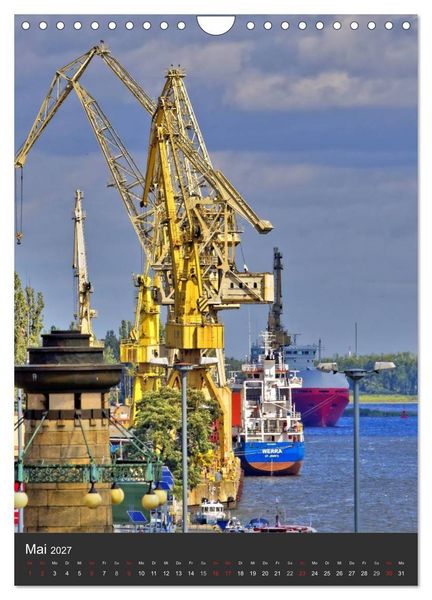 Produktbild: Stettin Szczecin (Wandkalender 2027 DIN A4 hoch), CALVENDO Monatskalender