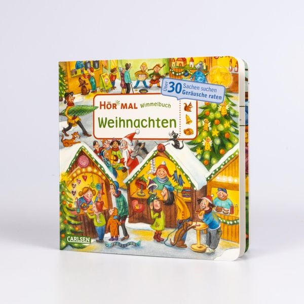 Produktbild: H&ouml;r mal (Soundbuch): Wimmelbuch: Weihnachten
