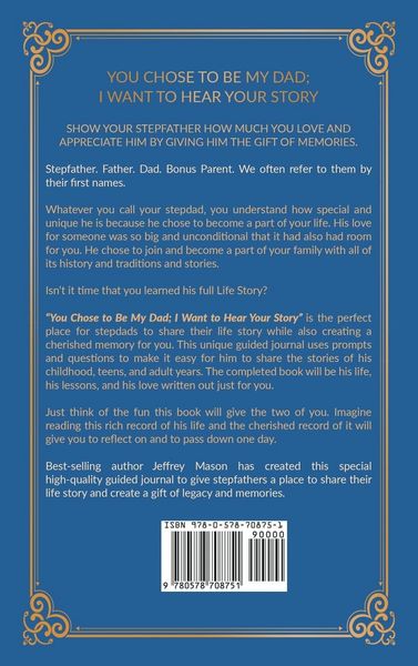 Produktbild: You Chose to Be My Dad; I Want to Hear Your Story