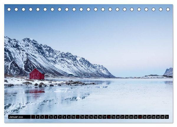 Produktbild: Wilde Landschaften (Tischkalender 2026 DIN A5 quer), CALVENDO Monatskalender