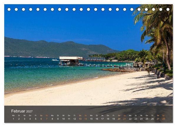 Produktbild: Traumstr&auml;nde in Vietnam (Tischkalender 2027 DIN A5 quer), CALVENDO Monatskalender