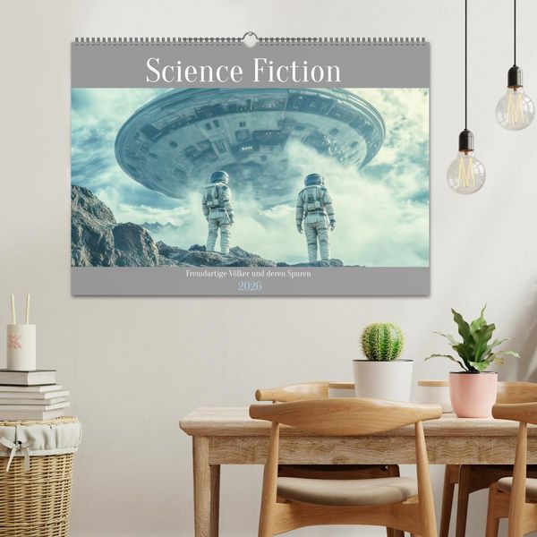 Produktbild: Science Fiction - Fremdartige V&ouml;lker und deren Spuren (Wandkalender 2026 DIN A2 quer), CALVENDO Monatskalender