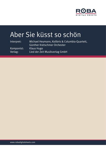 Produktbild: Aber Sie k&uuml;sst so sch&ouml;n