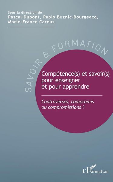 Produktbild: Competence(s) et savoir(s) pour enseigner et pour apprendre
